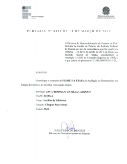 PORTARIA N° RESOLVE: