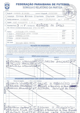 3/5, r *r FEDERAÇÃO PARAIBANA DE Fu`rE W