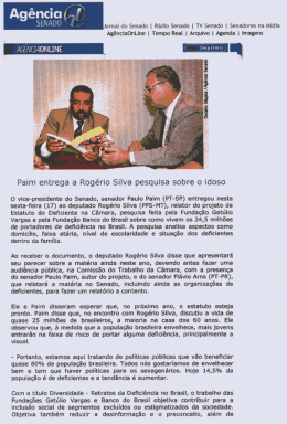 Paim entrega a Rog&eacute;rio Silva pesquisa sobre o idoso