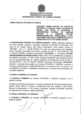 Termo Aditivo UFCG-PRA 035-2015