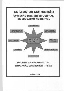ESTADO DO MARAN HAO - Minist&eacute;rio do Meio Ambiente