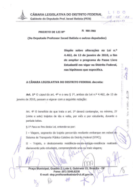 PL 1481/2013 - Professor Israel