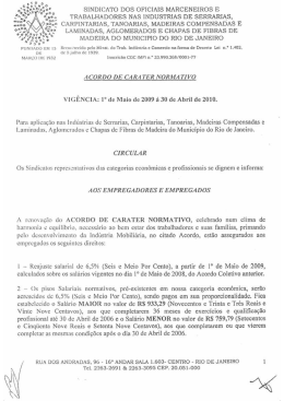 sindicato dos oficiais marceneiros e trabalhadores nas industrias de