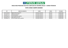 resultado processo seletivo unificado de inverno 2012/2
