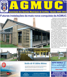 Futuras instala&ccedil;&otilde;es da mais nova conquista da AGMUC