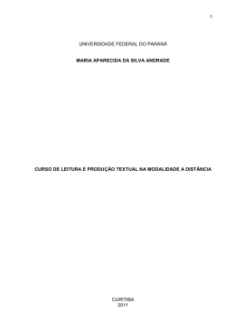 ANDRADE, MARIA APARECIDA DA SILVA