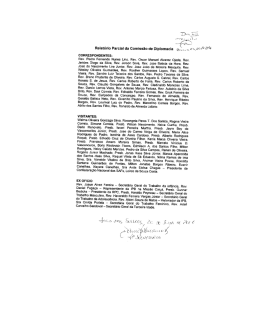 Doc. LII - Secretaria Executiva da IPB