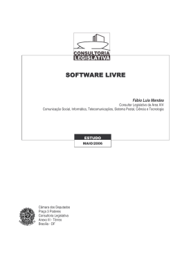 Software Livre - Câmara dos Deputados