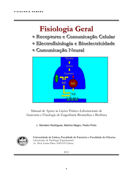 Fisiologia Geral - Universidade de Lisboa