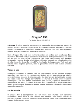 Oregon® 450 - Caminho das Pedras 4x4