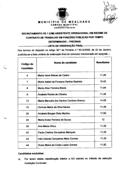 MUNICÍPIO DE MEALHADA - Câmara Municipal de Mealhada