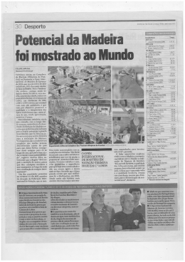 de Piscinas Ol&iacute;mpicas do Fun chal, na Penteada, o Open Inter