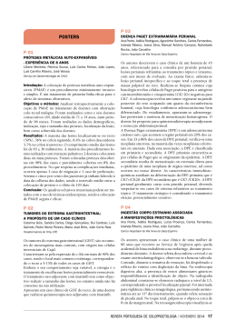 POSTERS - Sociedade Portuguesa de Coloproctologia