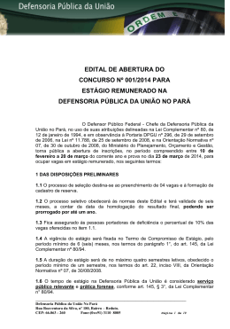 Defensoria P&uacute;blica da Uni&atilde;o