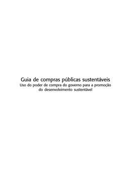 Guia de compras p&uacute;blicas sustent&aacute;veis