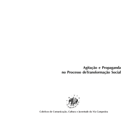 Agita&ccedil;&atilde;o e Propaganda