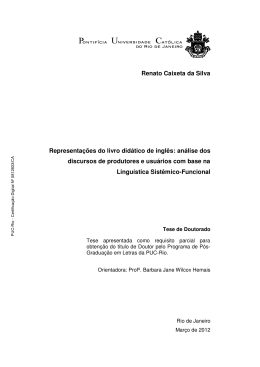 Renato Caixeta da Silva Representa&ccedil;&otilde;es do livro did&aacute;tico