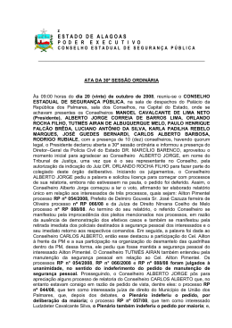 Ata da 30a sessao ordinaria