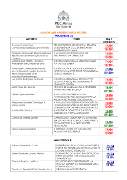 Apresenta&ccedil;&atilde;o de p&ocirc;steres