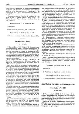 Decreto-Lei n.&ordm; 245/91
