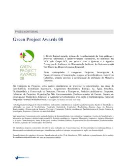 Green Project Awards 08