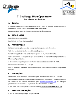 7º Challenge 10km Open Water 7º Challenge 10km Open Water