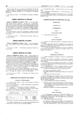 AVISO DR n.º 2050/98 - Programa Municipal Casa Caiada