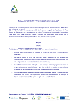 Regulamento Prémio Prestígio da
