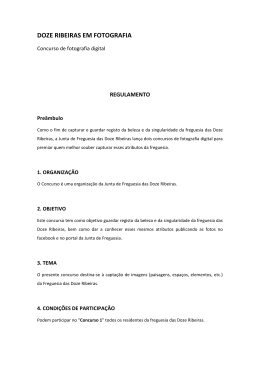 DOZE RIBEIRAS EM FOTOGRAFIA - Junta de Freguesia de Doze