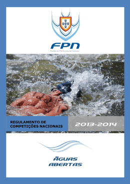 regulamento de competições nacionais de águas abertas