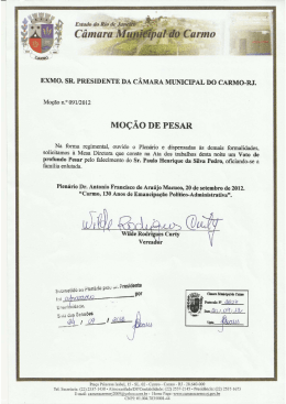 nº 091-12 Pesar Paulo Henrique da Silva Pedro