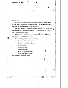 A eleitora Antonieta Silva Silveira,` inscrita sob ng 9.581 5