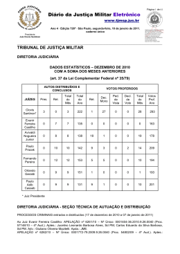 Di&aacute;rio da Justi&ccedil;a Militar Eletr&ocirc;nico