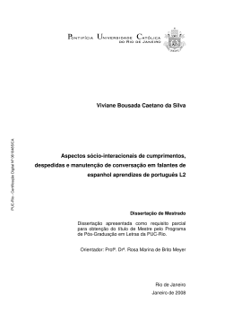 Viviane Bousada Caetano da Silva Aspectos s&oacute;cio
