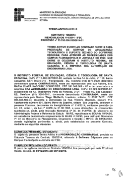 Termo Aditivo 01/2015