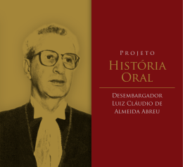 Desembargador Luiz Cl&aacute;udio de Almeida Abreu