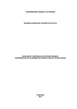 Rosane Aparecida Favoreto da Silva - Programa de P&oacute;s