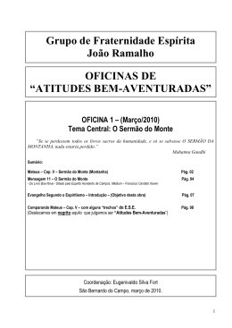 Serm&atilde;o do Monte - A Casa do Espiritismo