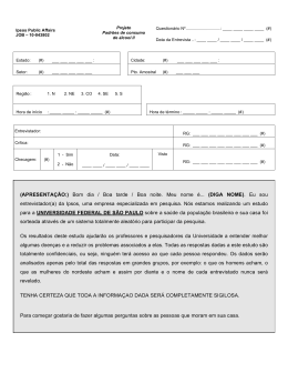 (APRESENTA&Ccedil;&Atilde;O:) Bom dia / Boa tarde / Boa noite. Meu