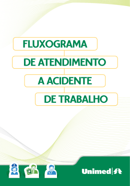 Fluxograma de atendimento a acidente de trabalho