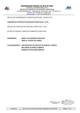 SERVI&Ccedil;O DE HIGIENIZA&Ccedil;&Atilde;O E LIMPEZA