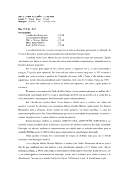 Reuni&atilde;o BNGB, 13 de maio 2005 - Centro de Refer&ecirc;ncia em Nomes