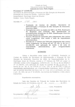 Exerc&iacute;cio 2004 Respon - TCM-CE
