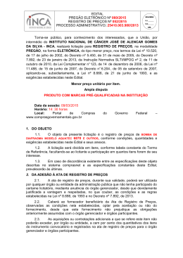 Fa&ccedil;a o DOWNLOAD do Edital aqui