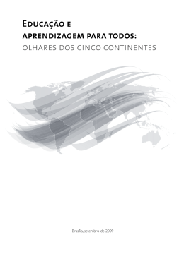 Educa&ccedil;&atilde;o e aprendizagem para todos: olhares dos cinco