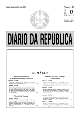 SUMÁRIO - Escola Superior de Dança