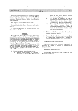 Despacho Chefe de Gabinete