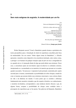 3 Sem mais estigmas de ang&uacute;stia. A modernidade por um