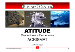 Aly Baddauhy Jr. - ATITUDE VENCEDORES E PERDEDORES