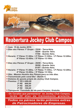 Eddy Hedstrom &ndash; Presidente Jockey Club de Campos